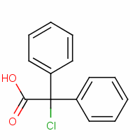 Benzeneacetic acid, a-chloro-a-phenyl- Structure,7475-56-1Structure