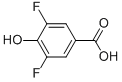 3,5-Difluoro-4-hydroxybenzoic acid Structure,74799-63-6Structure