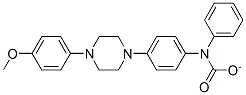 4-([4-(4-Methyloxy-phenyl)-piperazin-1-yl]-phenyl)-carbamic acid phenyl ester Structure,74853-06-8Structure