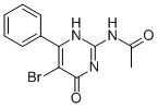 N-(5-bromo-1,4-dihydro-4-oxo-6-phenyl-2-pyrimidinyl)-acetamide Structure,74856-68-1Structure