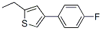 Thiophene, 2-ethyl-4-(4-fluorophenyl)- (9ci) Structure,748817-89-2Structure