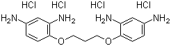 1,3-Bis(2,4-diaminophenoxy)propane tetrahydrochloride Structure,74918-21-1Structure