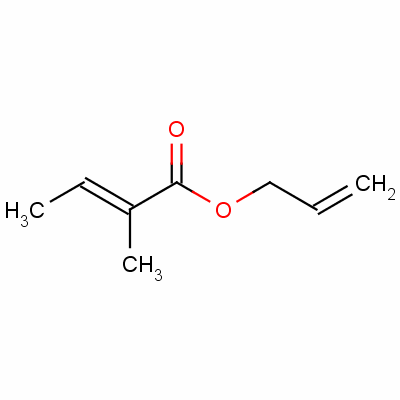 Allyl tiglate Structure,7493-71-2Structure