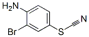 2-Bromo-4-thiocyanatoaniline Structure,7493-98-3Structure