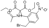 Diethyl2-(acetamido)-2-(2-(bromomethyl)-5-nitrobenzyl)malonate Structure,74980-11-3Structure