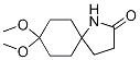 8,8-Dimethoxy-1-azaspiro[4.5]decan-2-one Structure,749861-31-2Structure