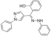 (2-Hydroxyphenyl)(1-phenyl-1h-pyrazol-4-yl)methanone phenylhydrazone Structure,74990-94-6Structure