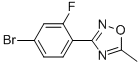 3-(4-Bromo-2-fluorophenyl)-5-methyl-1,2,4-oxadiazole Structure,749927-78-4Structure