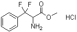 Methyl 2-amino-3,3-difluoro-3-phenylpropionate hydrochloride Structure,75149-43-8Structure