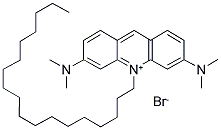 10-Octadecylacridine orange bromide Structure,75168-16-0Structure