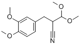 B-(3,4-dimethoxyphenyl)-a-cyanopropionaldehydedimethylacetal Structure,7520-73-2Structure