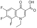 1-Ethyl-6,7,8-trifluoro-1,4-dihydro-4-oxo-2-quinolinecarboxylic acid Structure,75338-42-0Structure