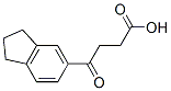 4-(2,3-Dihydro-1H-inden-5-yl)-4-oxobutanoic acid Structure,75382-32-0Structure