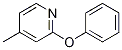 Pyridine, 4-methyl-2-phenoxy- Structure,75390-50-0Structure