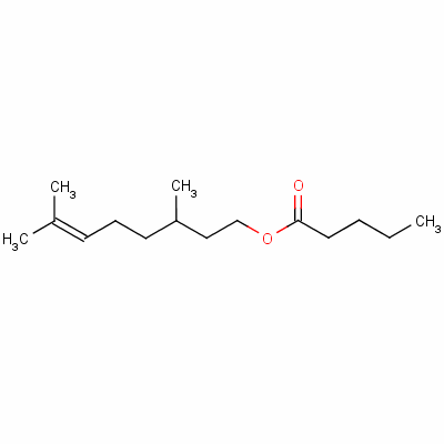 Citronellyl valerate Structure,7540-53-6Structure