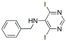 N-benzyl-4,6-diiodopyrimidin-5-amine Structure,754190-39-1Structure