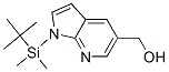 1H-Pyrrolo[2,3-b]pyridine-5-methanol, 1-[(1,1-dimethylethyl)dimethylsilyl]- Structure,754214-45-4Structure