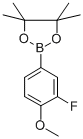 3-Fluoro-4-methoxyphenylboronic acid, pinacol ester Structure,754226-34-1Structure