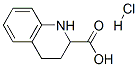 2-Quinolinecarboxylic acid, 1,2,3,4-tetrahydro-, hydrochloride, (R)- Structure,75433-76-0Structure