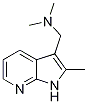 N,n-dimethyl(2-methyl-1h-pyrrolo[2,3-b]pyridin-3-yl)methanamine Structure,7546-48-7Structure