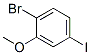 Benzene, 1-bromo-4-iodo-2-methoxy- Structure,755027-18-0Structure