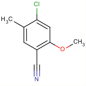 4-Chloro-2-methoxy-5-methylbenzonitrile Structure,755027-31-7Structure