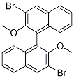 3,3-Dibromo-2,2-dimethoxy-1,1-binaphthyl Structure,75714-59-9Structure