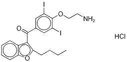 Di(n-desethyl) amiodarone hydrochloride Structure,757220-04-5Structure