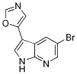 1H-pyrrolo[2,3-b]pyridine, 5-bromo-3-(5-oxazolyl)- Structure,757978-03-3Structure