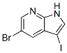 5-Bromo-3-iodo-7-azaindole Structure,757978-18-0Structure