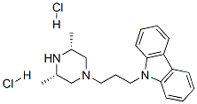 9-[3-(Cis-3,5-dimethyl-1-piperazinyl)propyl]-9h-carbazoledihydrochloride Structure,75859-03-9Structure