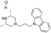 9-[3-(Cis-3,5-dimethyl-1-piperazinyl)propyl]-9H-carbazole monohydrochloride Structure,75859-05-1Structure