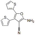 2-Amino-4,5-di-thiophen-2-yl-furan-3-carbonitrile Structure,75861-31-3Structure