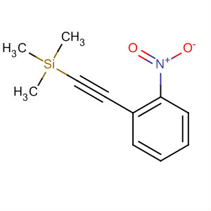 Trimethyl((2-nitrophenyl)ethynyl)silane Structure,75867-47-9Structure