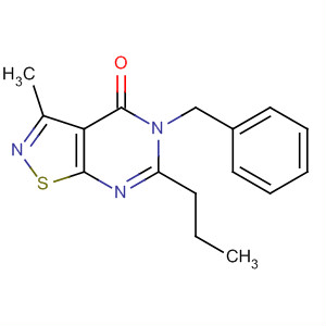 5-Benzyl-3-methyl-6-propyl-5h-isothiazolo[5,4-d]pyrimidin-4-one Structure,758721-55-0Structure