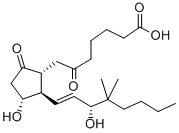 (8Xi,13e)-11,15-dihydroxy-16,16-dimethyl-6,9-dioxoprost-13-en-1-oic acid Structure,75874-32-7Structure