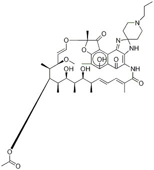 N-desisobutyl-n-propyl rifabutin Structure,75903-10-5Structure