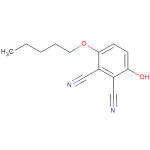 3-Hydroxy-6-(pentyloxy)-1,2-benzenedicarbonitrile Structure,75941-30-9Structure