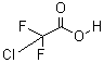 Chlorodifluoroacetic acid Structure,76-04-0Structure