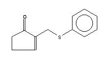 2-[(Phenylthio)methyl]-2-cyclopenten-1-one Structure,76047-52-4Structure