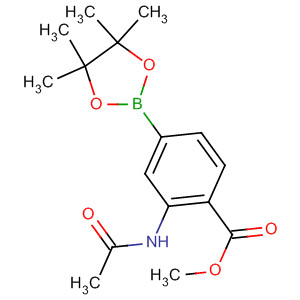 3-Acetamido-4-(methoxycarbonyl)phenylboronic acid, pinacol ester Structure,760989-61-5Structure