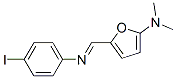 2-Furanamine, 5-[[(4-iodophenyl)imino]methyl]-n,n-dimethyl- Structure,761338-90-3Structure