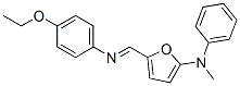 2-Furanamine, 5-[[(4-ethoxyphenyl)imino]methyl]-n-methyl-n-phenyl- Structure,761338-92-5Structure