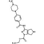 1-Ethyloxycarbonyl-3-[4-(4-methyl-piperazin-1-yl)-benzoylamino]-5,6-dihydro-pyrrolo[3,4-c]pyrazole Structure,761443-50-9Structure