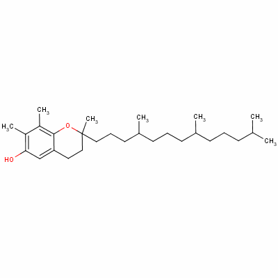 2H-1-benzopyran-6-ol, 3,4-dihydro-2,7,8-trimethyl- 2-(4,8,12-trimethyltridecyl)- Structure,7616-22-0Structure