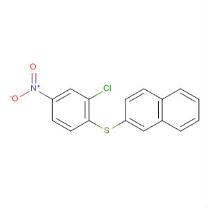 (2-Chloro-4-nitrophenyl)(naphthalen-2-yl)sulfane Structure,76180-95-5Structure