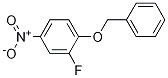 1-Benzyloxy-2-fluoro-4-nitrobenzene Structure,76243-24-8Structure