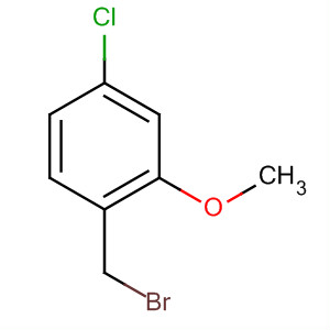 1-(Bromomethyl)-4-chloro-2-methoxybenzene Structure,76283-12-0Structure