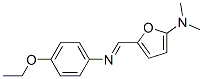 2-Furanamine, 5-[[(4-ethoxyphenyl)imino]methyl]-n,n-dimethyl- Structure,763021-33-6Structure