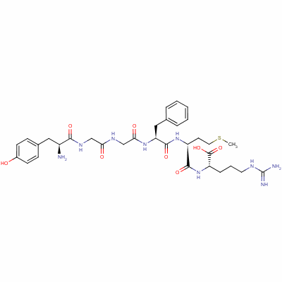 H-tyr-gly-gly-phe-met-arg-oh acoh Structure,76310-14-0Structure